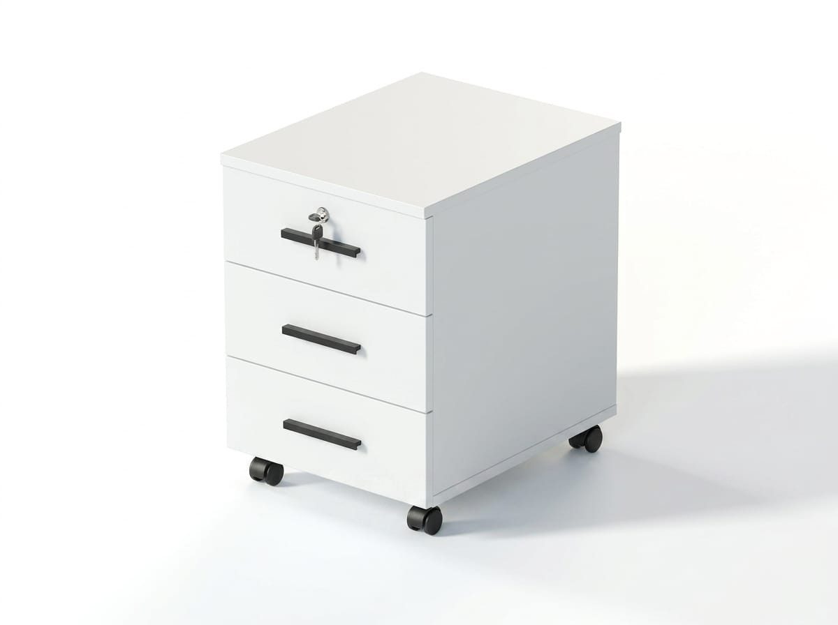 JVmoebel Rollcontainer Funktionaler Aktenschrank mit großzügigem Stauraum für Akten, Made in Europa