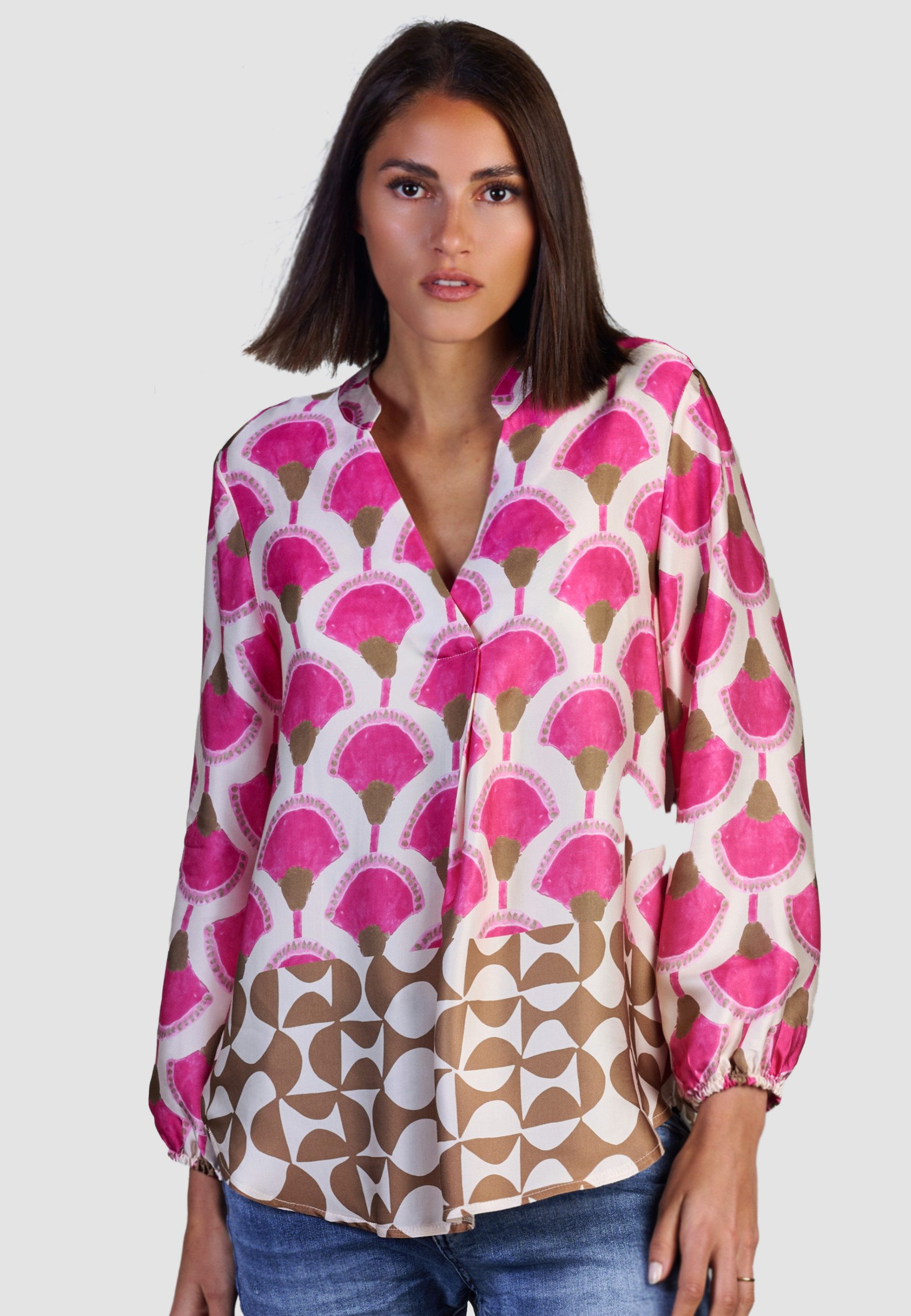 Druckbluse GINGKO VIBES