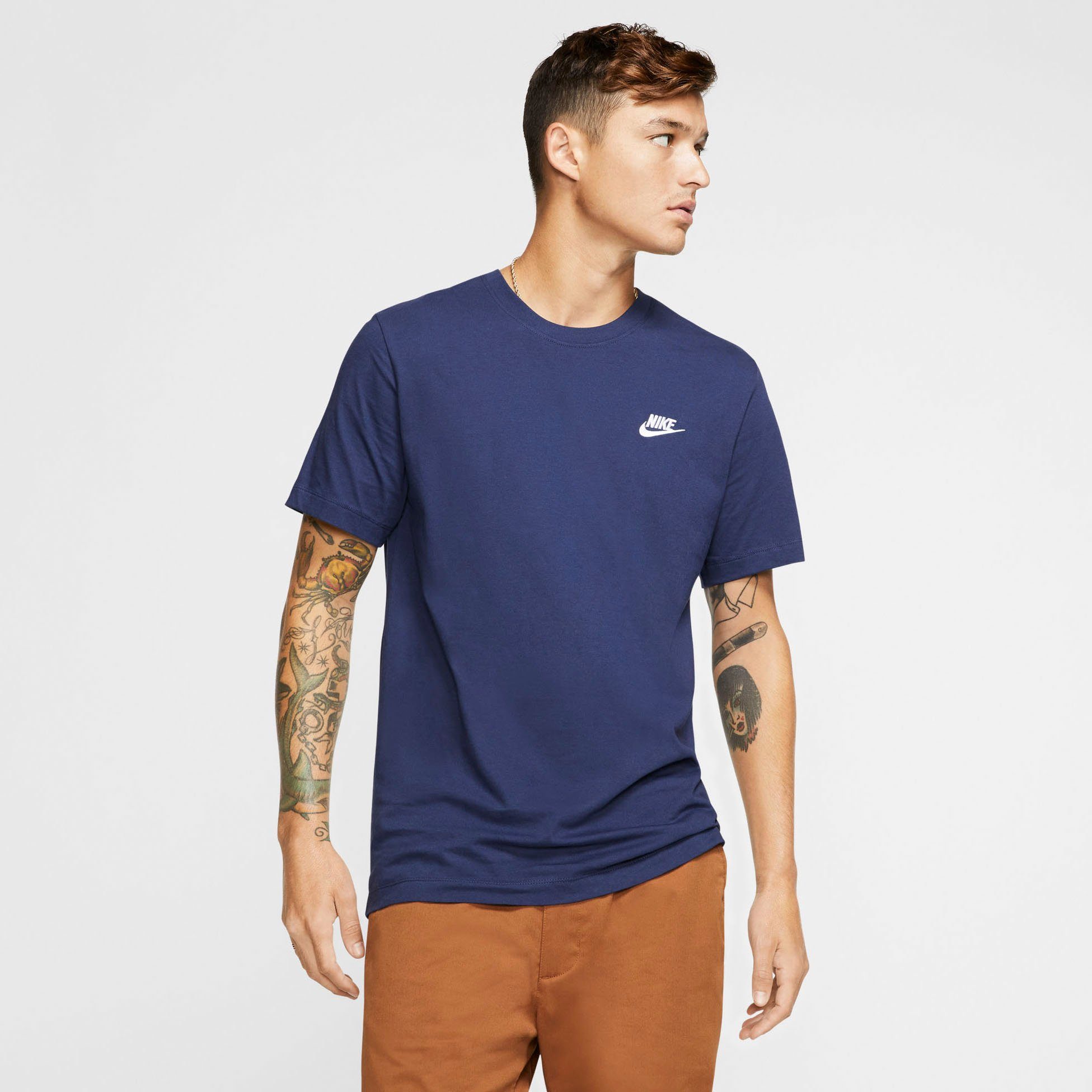 T-Shirt MEN'S Nike T-SHIRT Sportswear marine CLUB