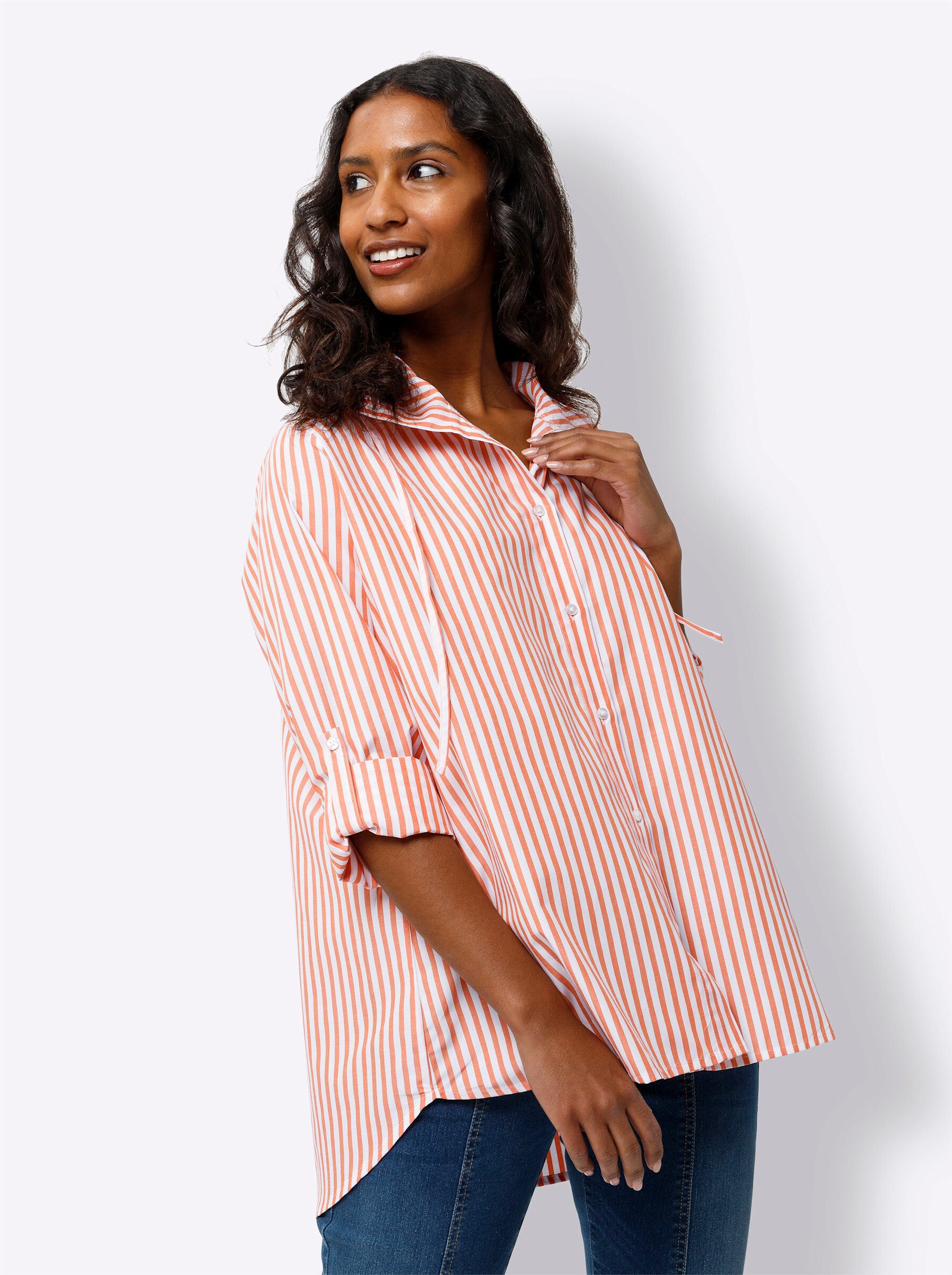 heine Klassische Bluse Gestreifte Bluse günstig online kaufen