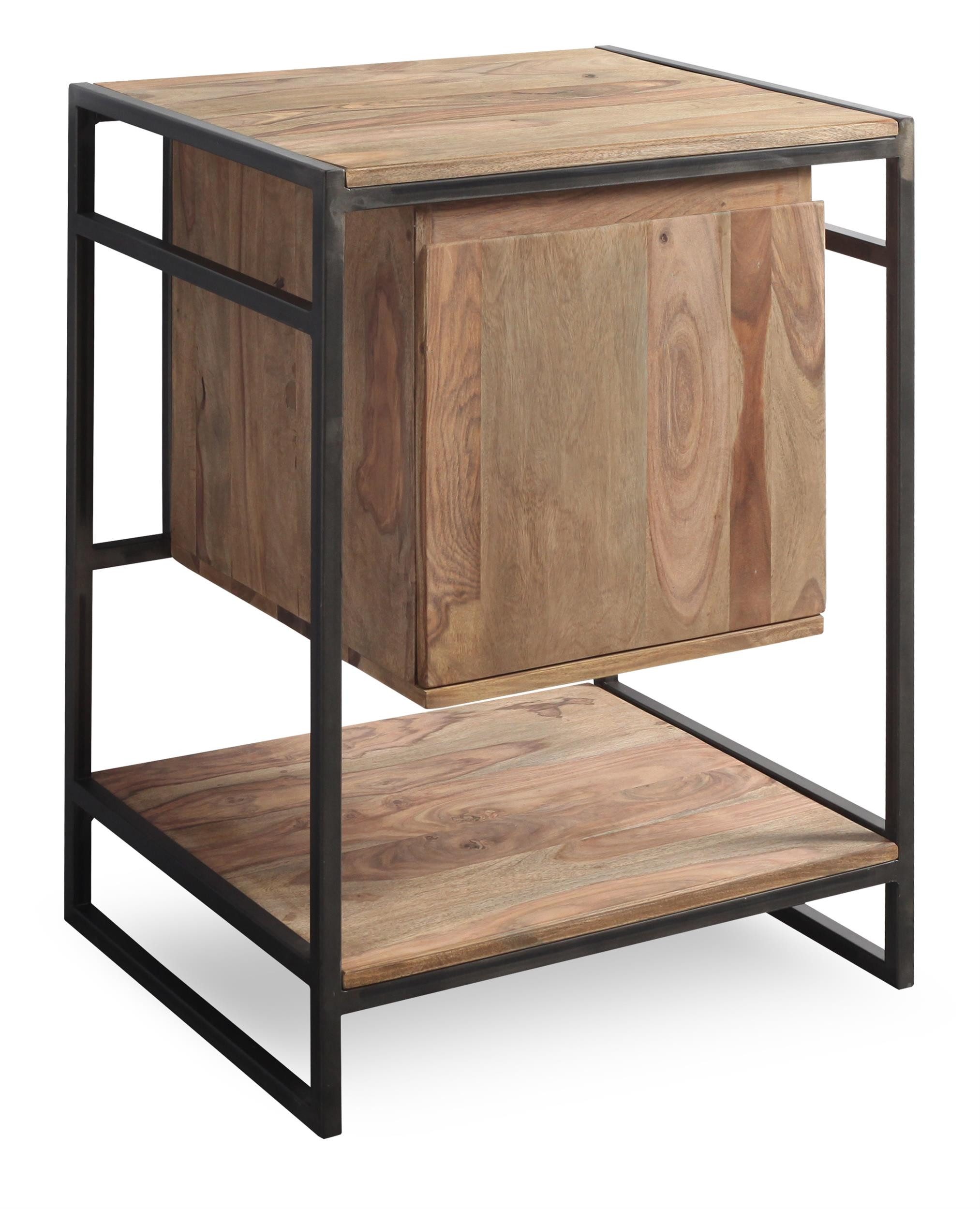WOLF MÖBEL Badkommode (60 x 50 x 80), SHELF Bad Waschbeckenschrank 1 Tür / 1 Ablage
