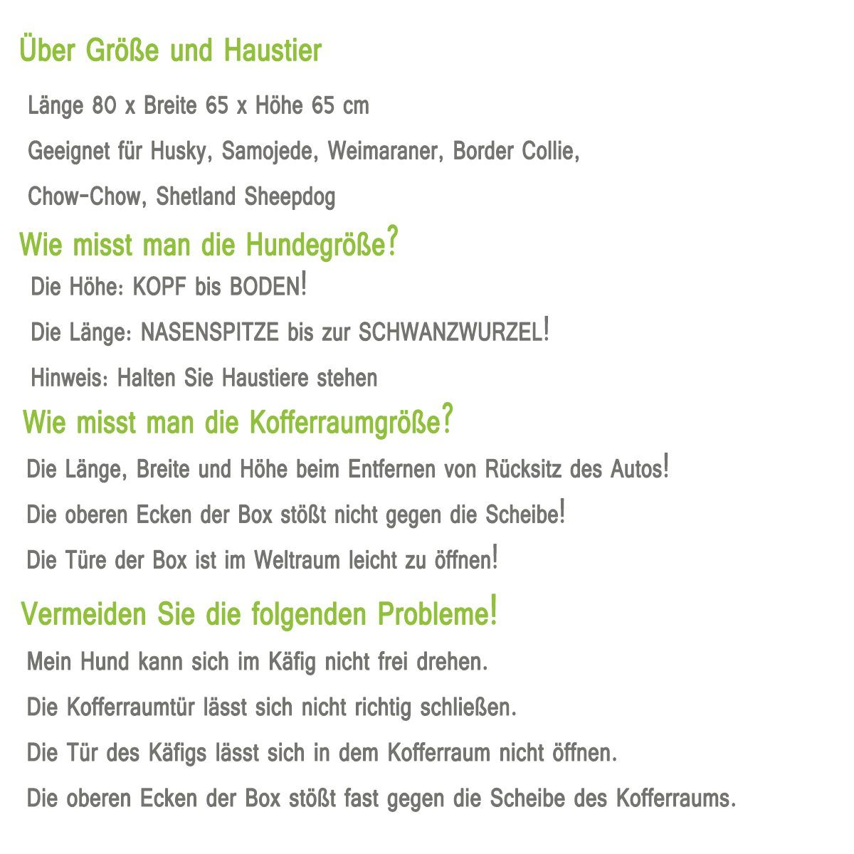 EUGAD Tiertransportbox, Alu Hundebox Reisebox Autobox für große Hunde