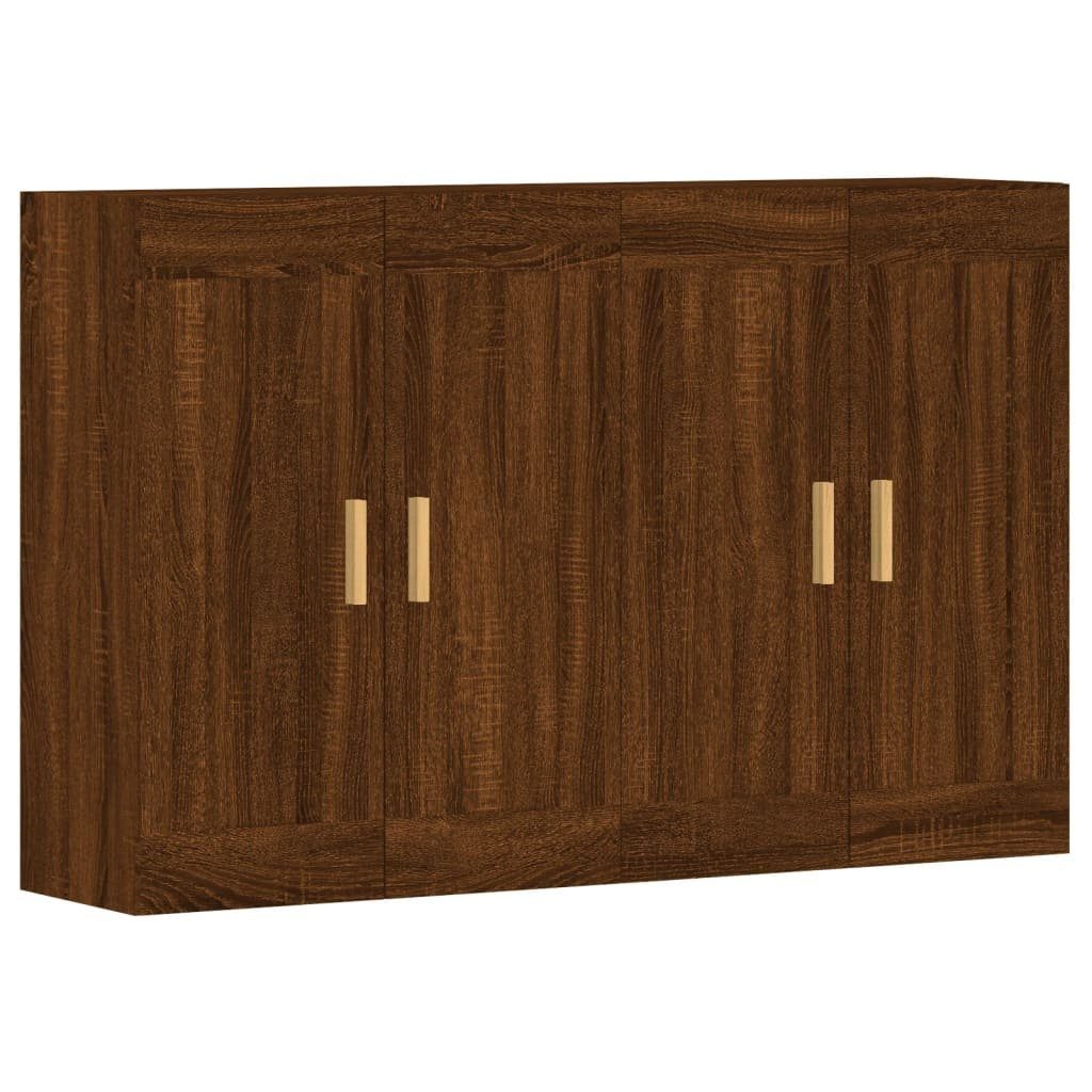 vidaXL Sideboard Wandschränke 2 Stk. Braun günstig online kaufen