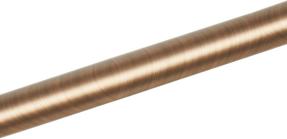 MDEKOR Gardinenstange Gardinenrohr aus Metall – Stahlrohr für Stangen Ø 16, 19 & 25 mm, Ø 19 mm Kupfer, Länge 120 cm