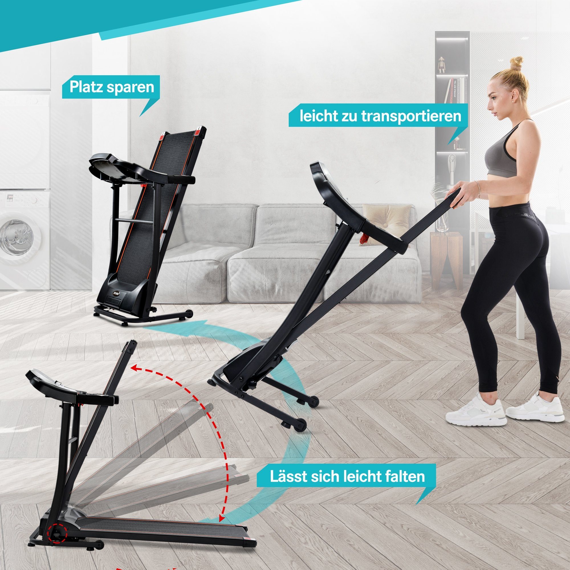 km/h elektrisch mit automatische AUX, * Programme, Laufband 12 100kg), (Größe: 12 Laufgurt Fangqi leiser 40 4-lagige bis (Kinomap, PS USB, Display bis LED 98cm), Trainingsgeräte Bluetooth, Elektromotor Laufbänder,1,5 rutschfeste Klappbar