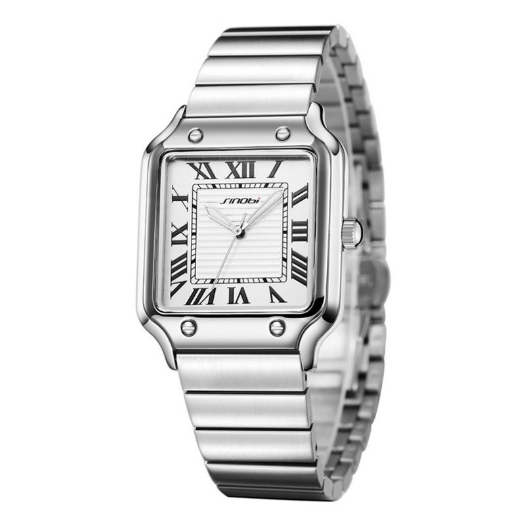 ibettertec Quarzuhr Quarzuhr, Armbanduhr Edelstahl Herren Uhr, Multifunktionsuhr Herrenuhr, (Multifunktionsuhr Armbanduhr, Edelstahl Armbanduhr, Chronograph Herrenuhr, Herrenuhr), Edelstahlarmband, Geschenkebox, inkl Armbandkürzer & Etui