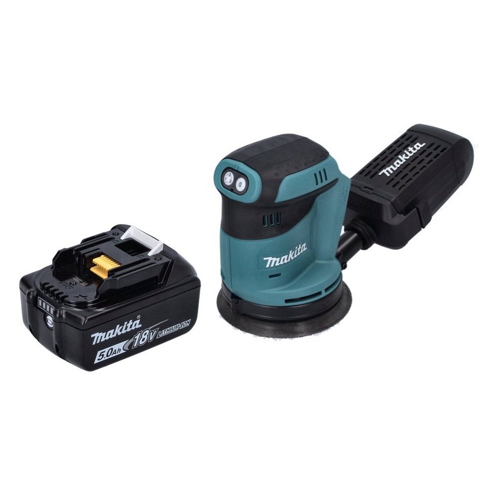 Thumbnail - Makita Exzenterschleifer DBO 180 T1 Akku Exzenterschleifer 18 V 125 mm + 1x Akku 5,0 Ah - ohne