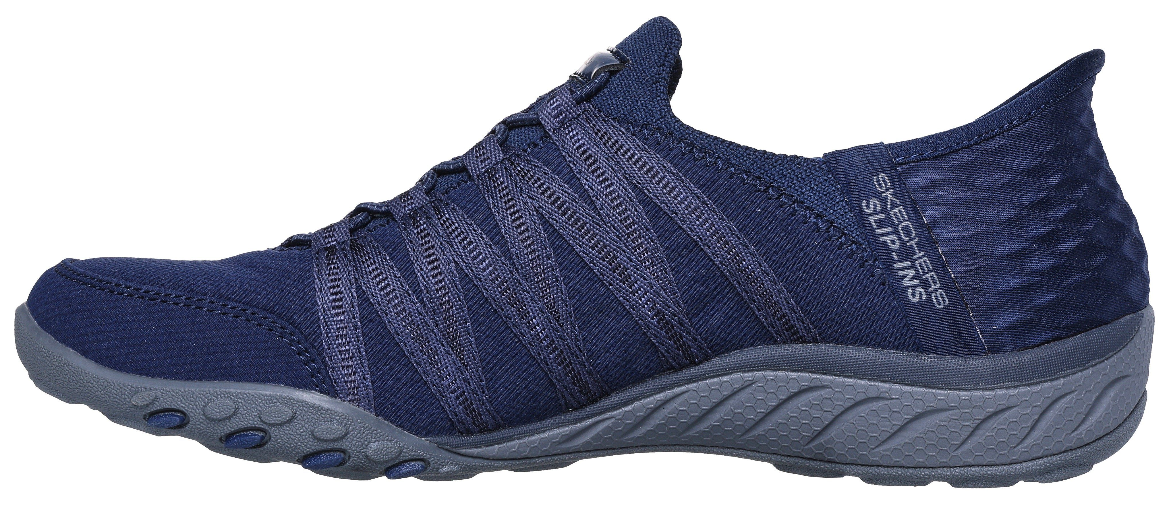 Skechers BREATHE-EASY-ROLL-WITH-ME Slip-On Sneaker Freizeitschuh für Maschinenwäsche geeignet – Bild 5 von 5