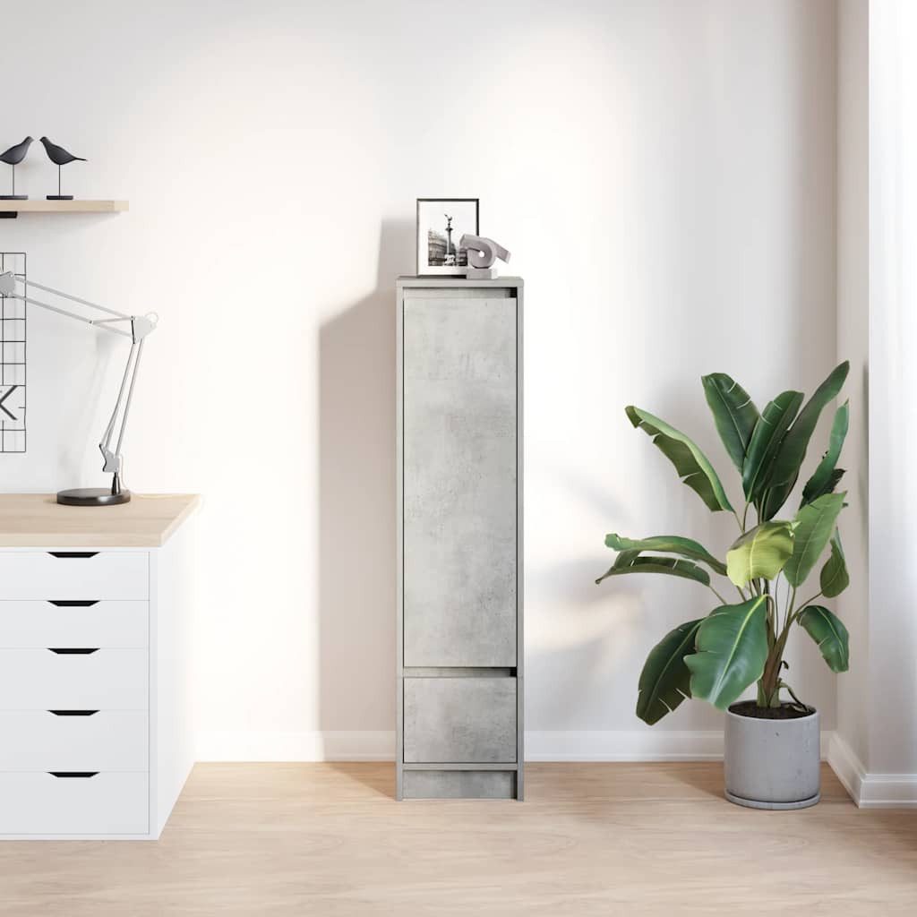 vidaXL Highboard Highboard Betongrau 29,5x34x119,5 cm günstig online kaufen