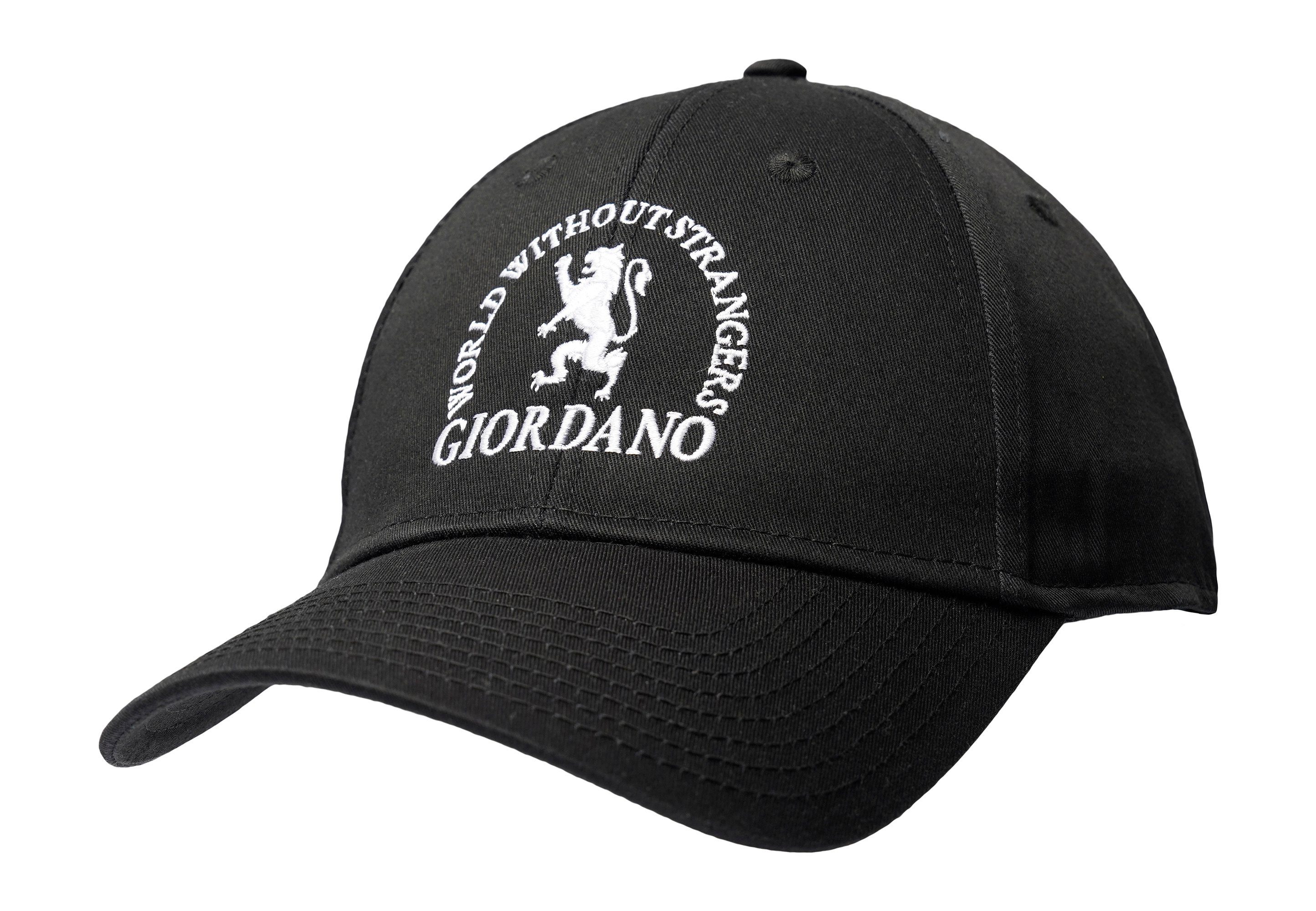 GIORDANO Baseball Cap 3D Lion mit trendiger Markenstickerei schwarz | Baseball Caps