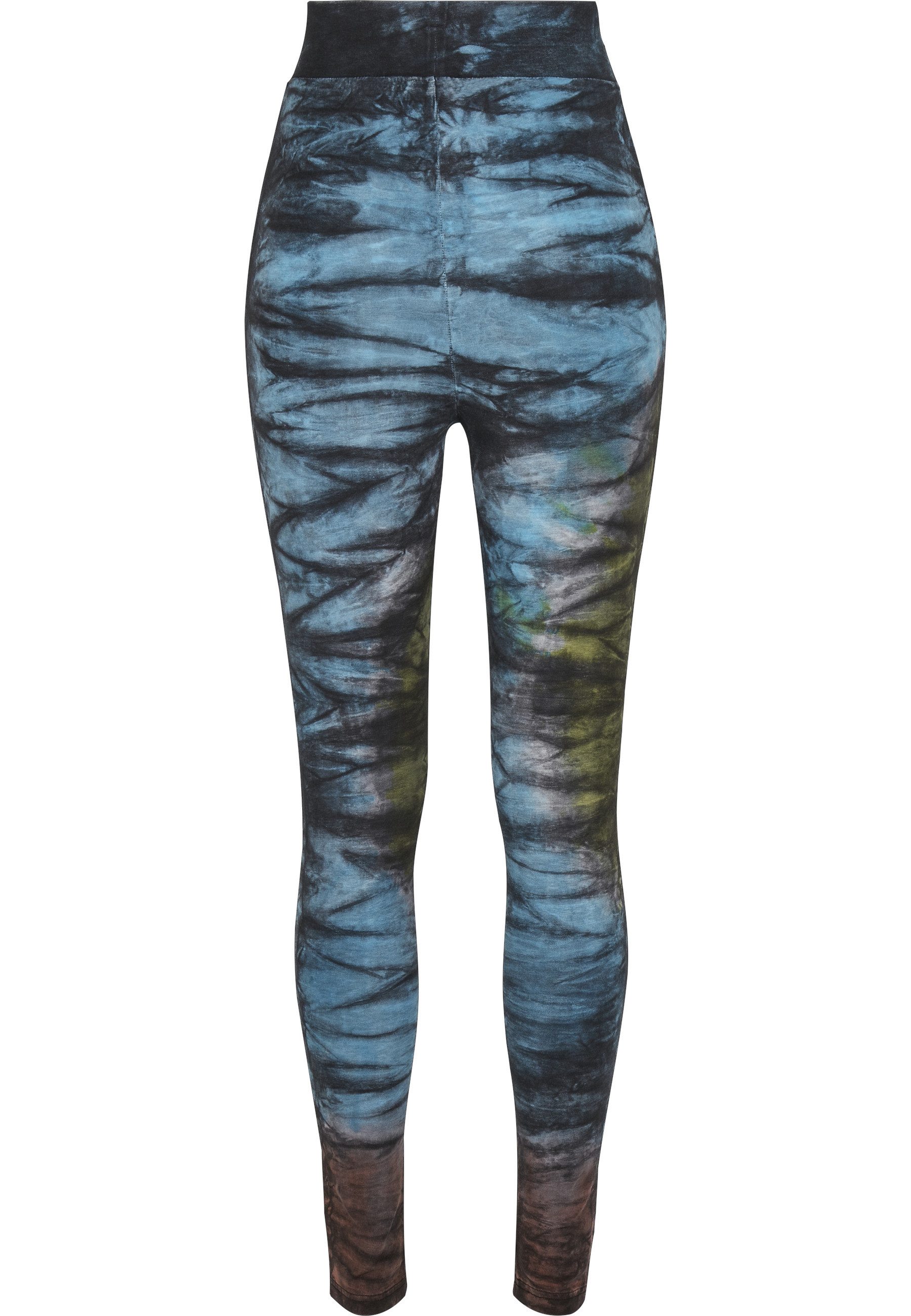 URBAN CLASSICS Leggings Urban Classics Damen Ladies Cotton Tie Dye High Waist Leggings (1-tlg)