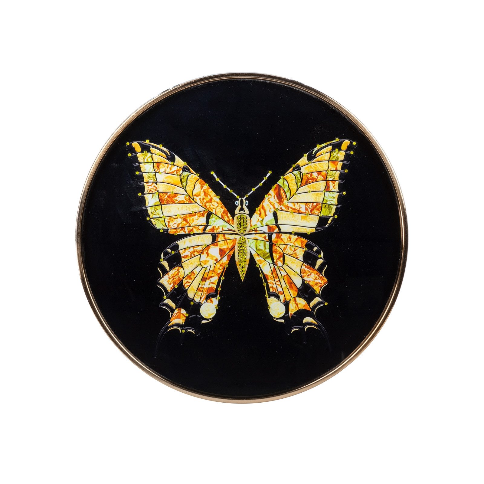 formano Wandbild Wandbild Wanddeko Diamant Schmetterling, (Stück, 1 St)