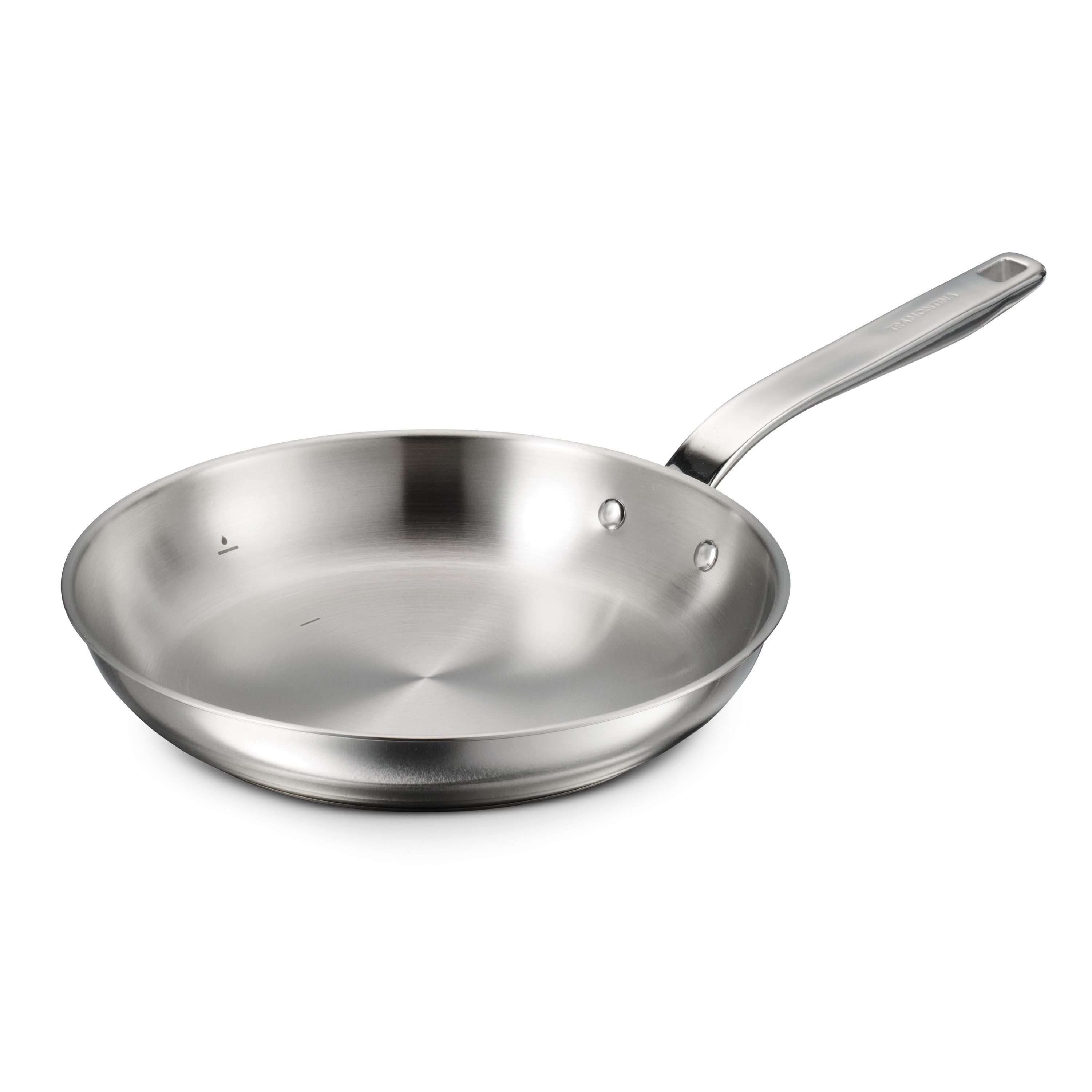 Tramontina Bratpfanne TEMPO Pfanne 26 cm, Rostfreier Edelstahl, Induktion, Spülmaschinenfest, Edelstahl (1-tlg)