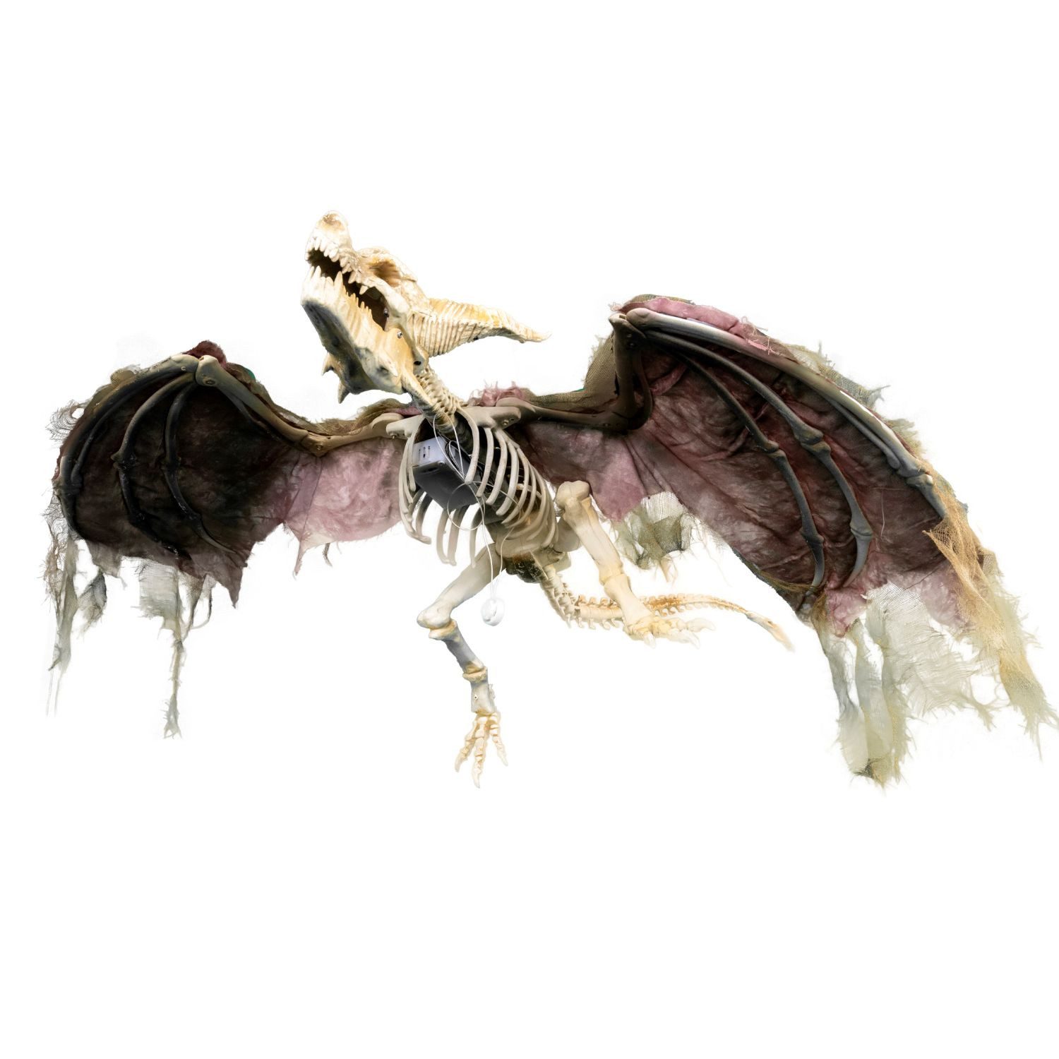 Funny Fashion Dekoobjekt Halloween Dekofigur 'Fliegender Drache Skelett' An