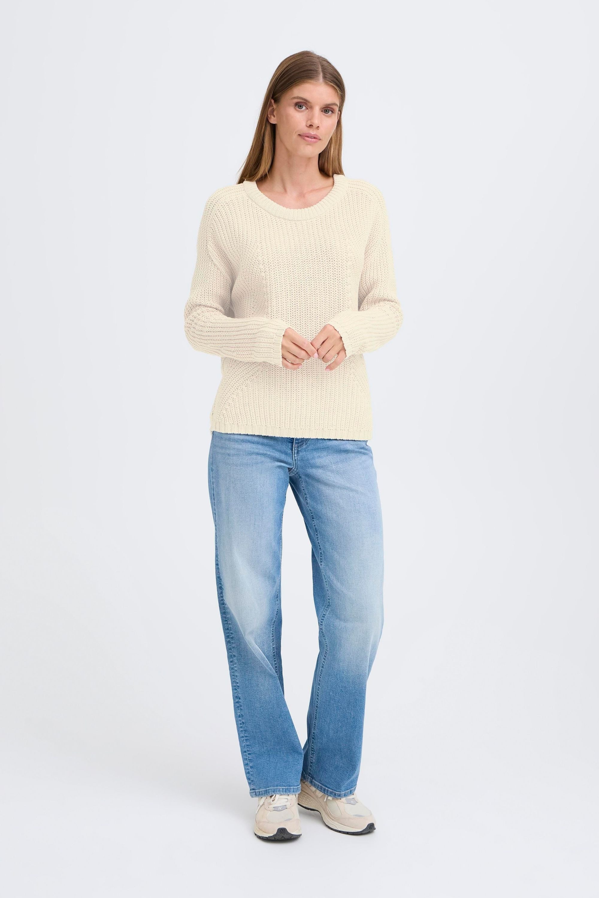 OXMO Strickpullover OXKanna Kuscheliger Pullover