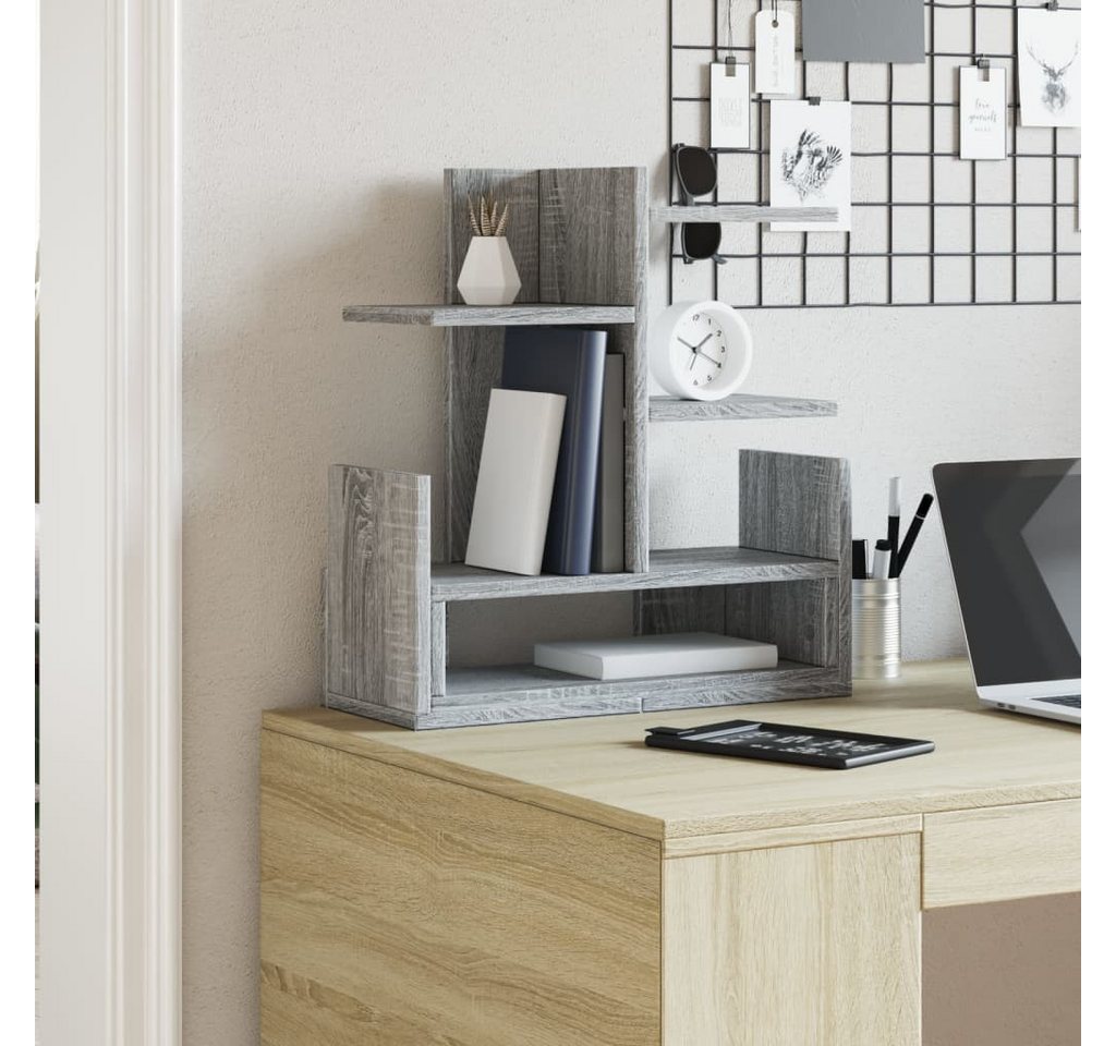 Thumbnail - vidaXL Organizer Schreibtisch-Organizer Grau Sonoma 49x20x52,5 cm Holzwerkstoff