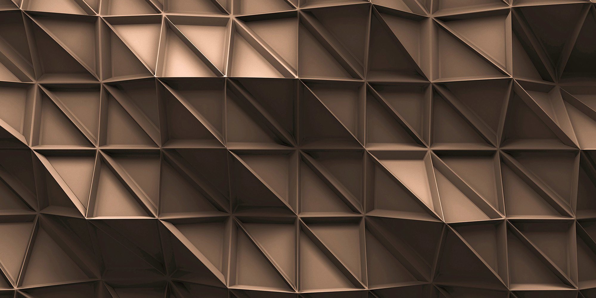 (Set, Brown, Look Paper Schräge Architects 3D Wand, St), 5 Fototapete Vlies,