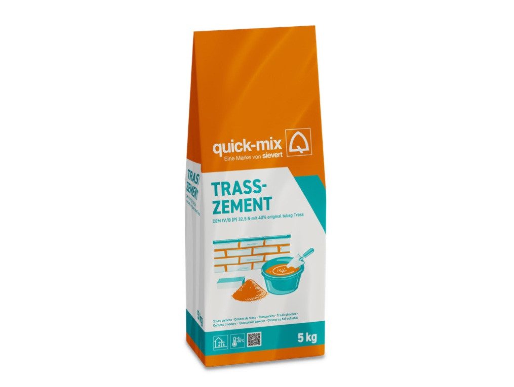 quick-mix Zement Quick-Mix Trasszement 5 kg TZ5
