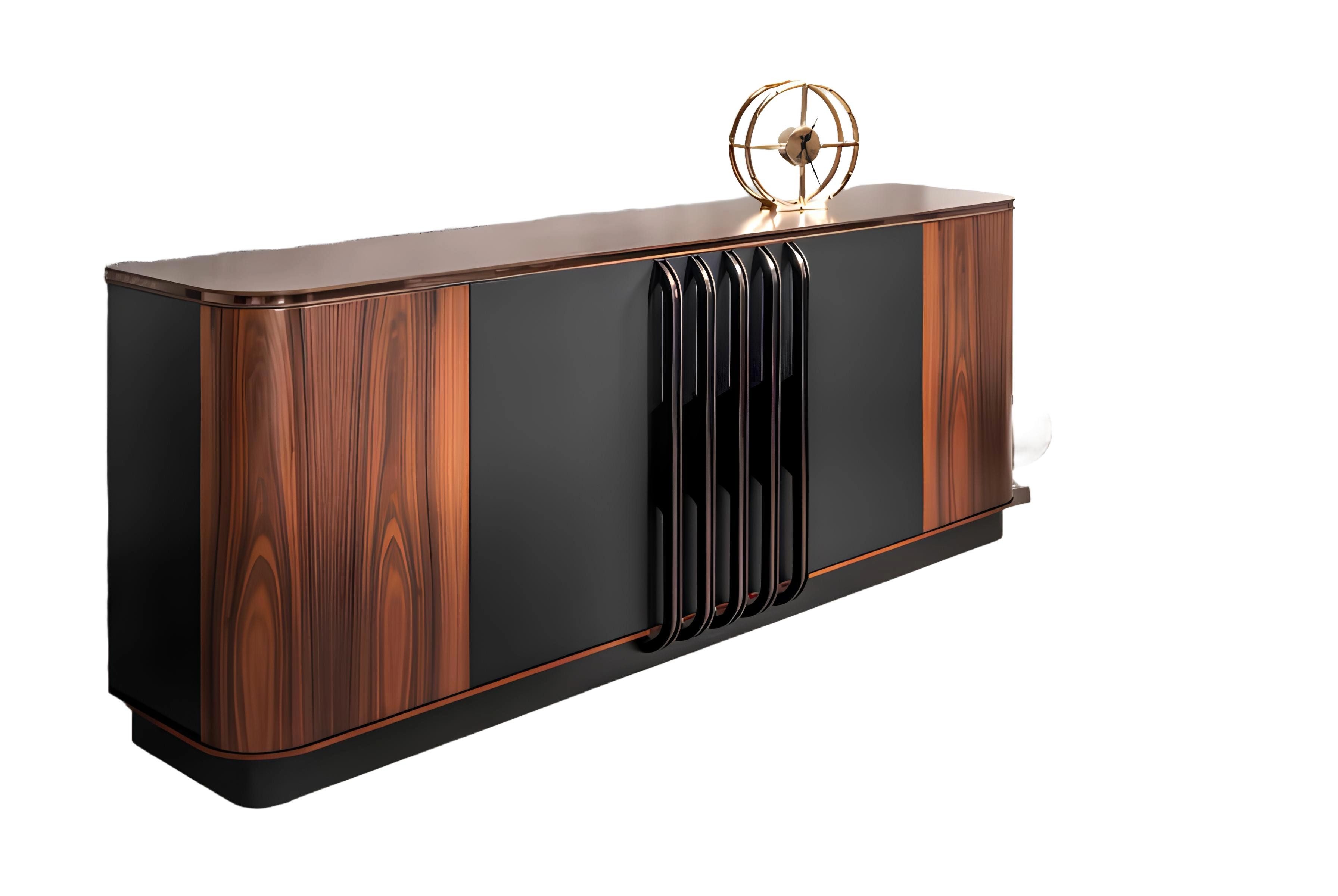 JVmoebel Sideboard Elegantes Holzsideboard für modernes Büro mit Stauraum (1 St., Konsole), Made in Europa