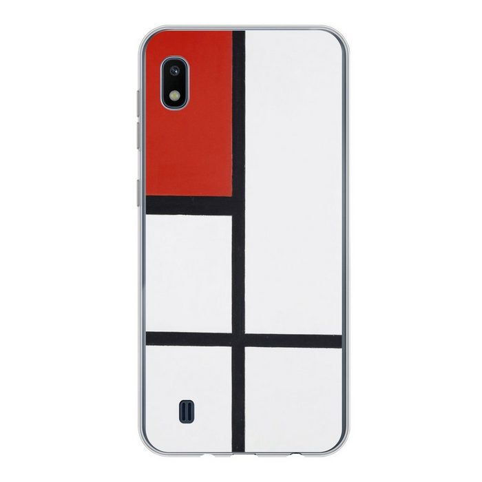 MuchoWow Handyhülle Komposition - Piet Mondrian Handyhülle Samsung Galaxy A10 Smartphone-Bumper Print Handy