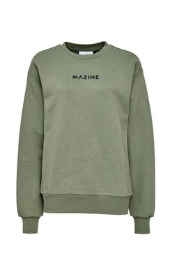 MAZINE Sweatshirt LOGO HEAVY SWEATER Grün Vegane Unisex Sweatshirts