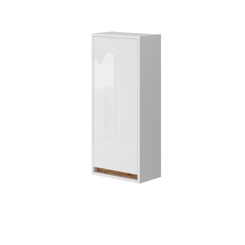 Vicco Hängeschrank Detmold, Weiß Hochglanz/Goldkraft Eiche, günstig online kaufen