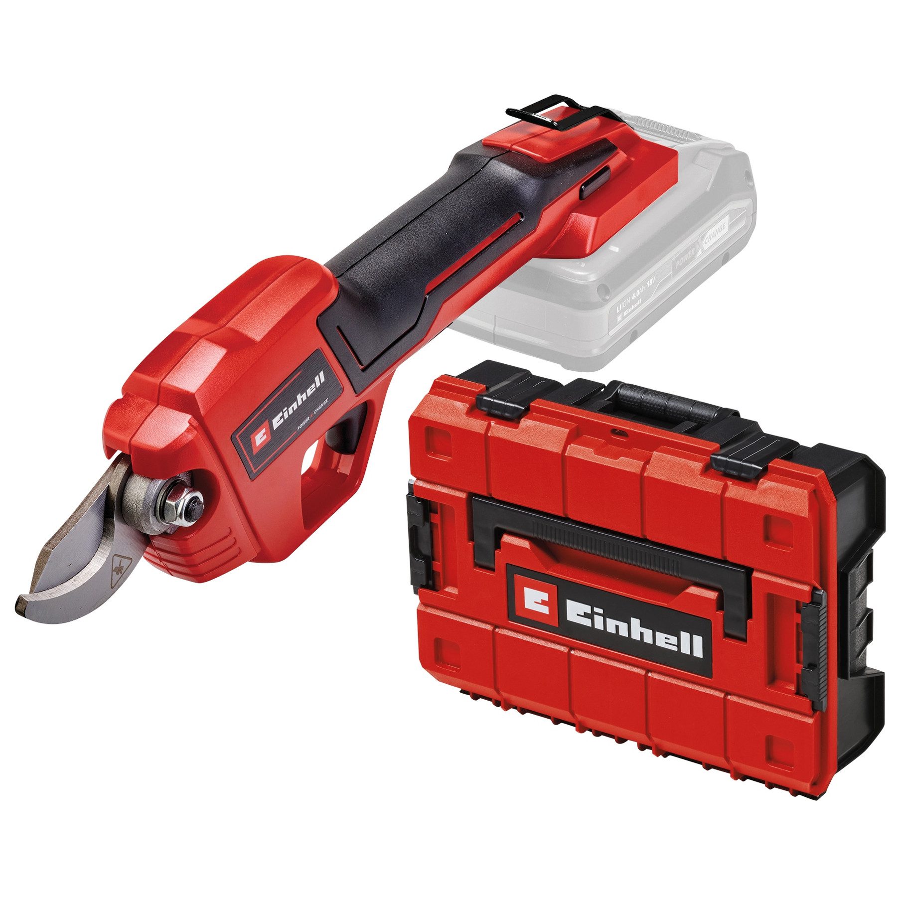 Einhell Akku-Astschere EINHELL Akku-Astschere GE-LS 18 Li - Solo + Systemkoffer E-Case S-F