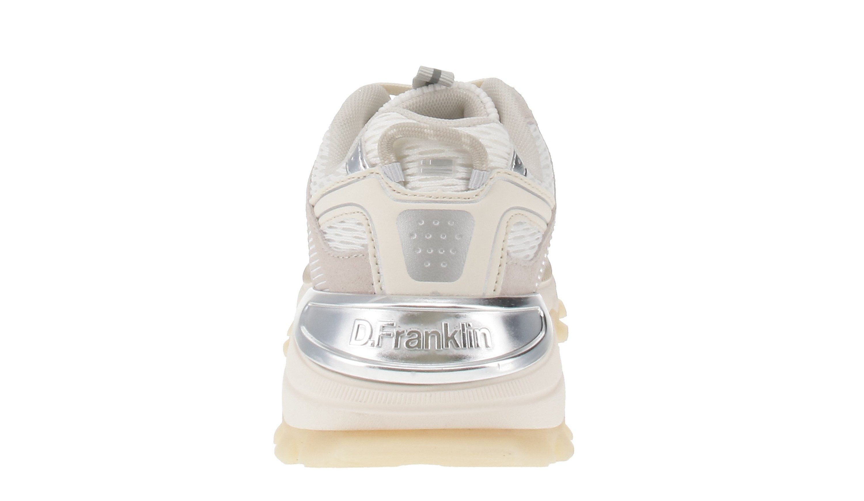 Franklin D.Franklin DFSH347007 Track Flame - Damen Sneaker - Metalic-Silver Sneaker