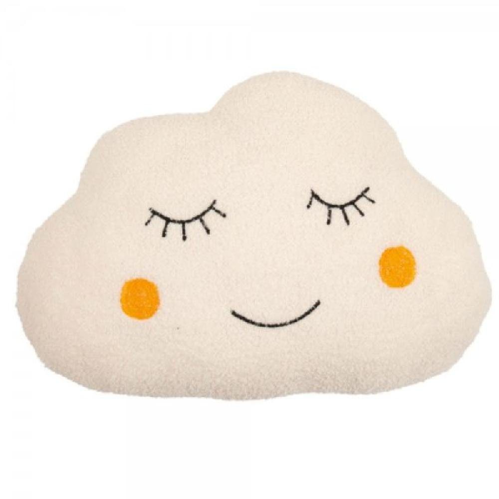 Kinderdaunenkissen Kuschelkissen Cloud Wolke Weiß (50cm), PAD