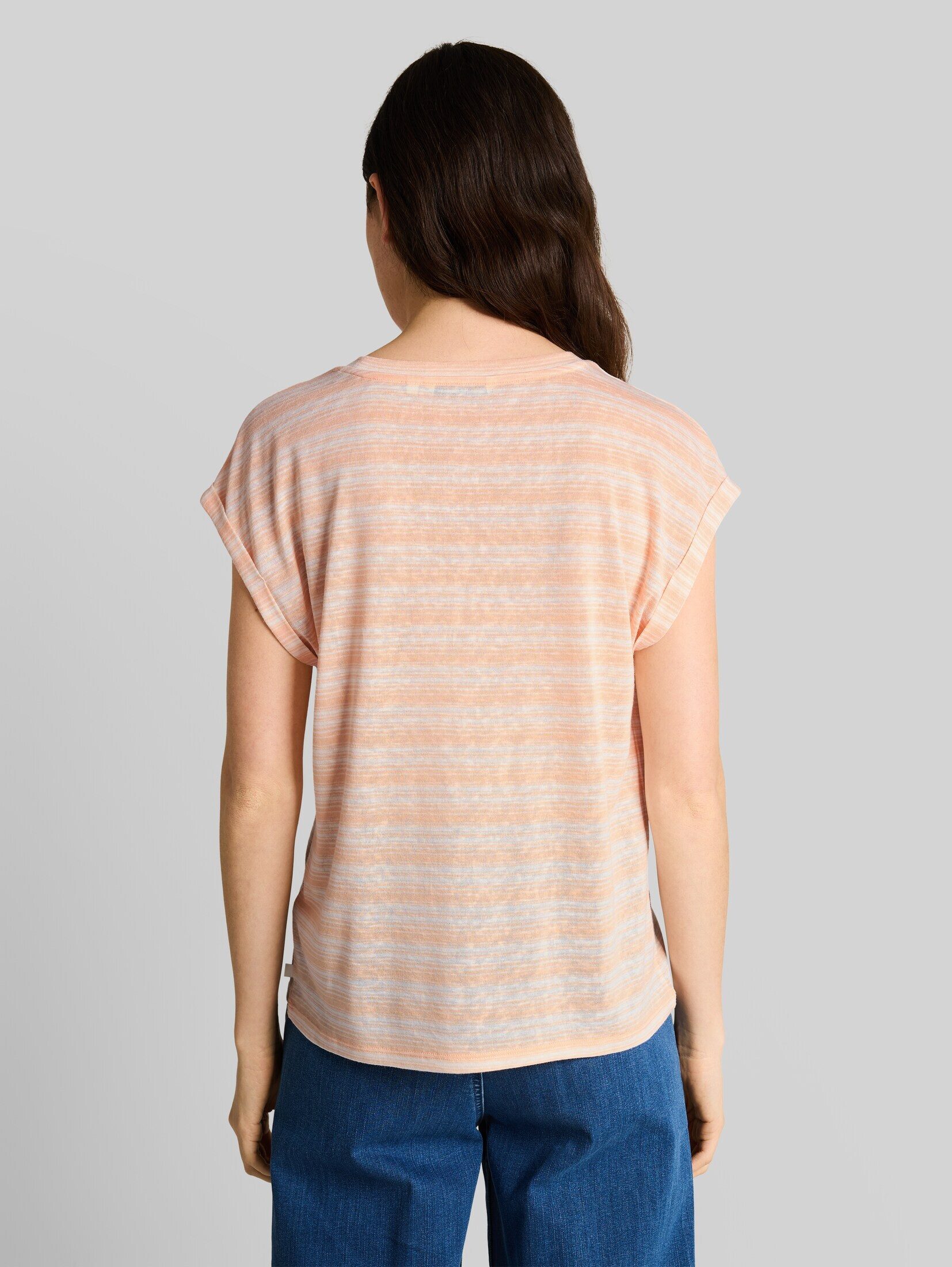 TOM TAILOR Denim T-Shirt T-Shirt T-Shirt mit Streifenmuster