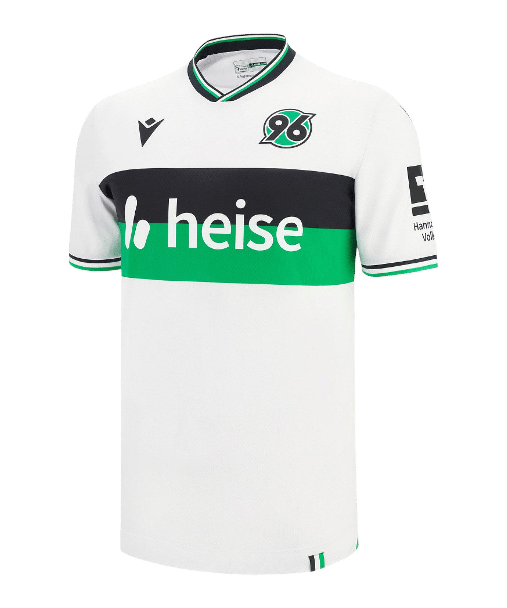 Macron Fußballtrikot Macron Hannover 96 Trikot 3rd 2025/2026 Weiß 2. Bundesliga