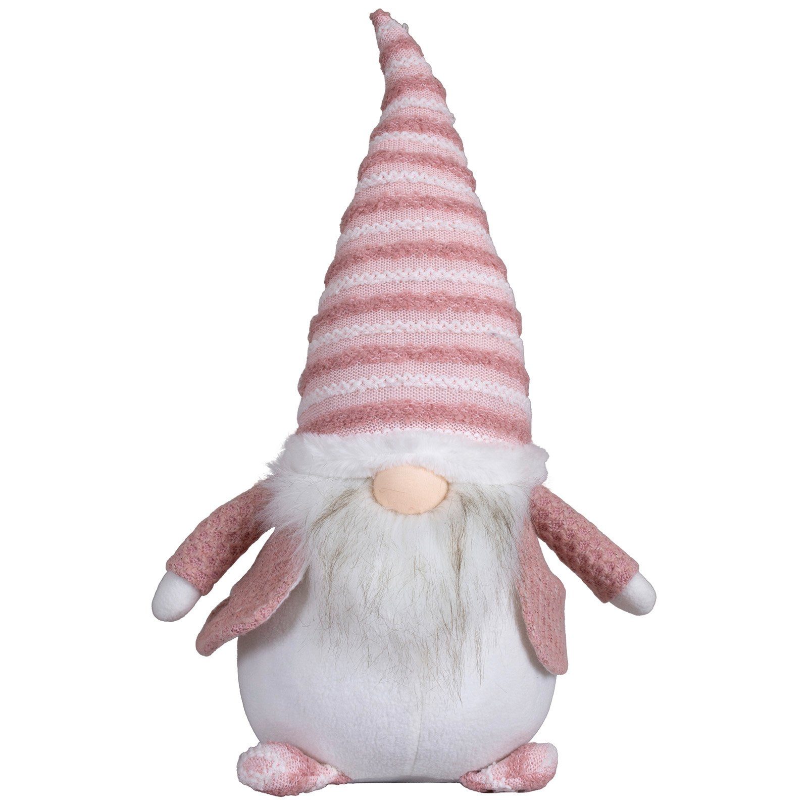 Christmas Paradise Weihnachtsfigur Бес 33cm (55cm) sitzend (Deko Figur, 1 St), Weihnachten, rosa