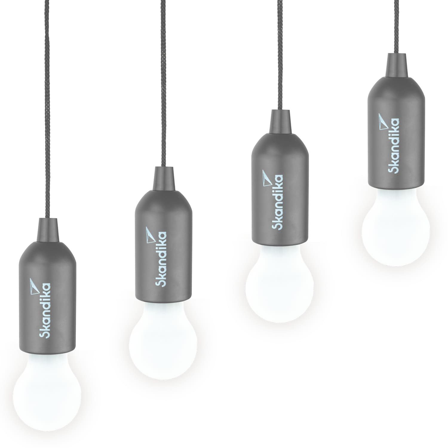 Skandika LED Gartenleuchte Campinglampe Narvik 4er-Set, günstig online kaufen