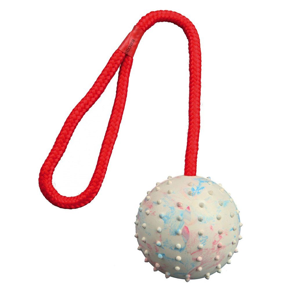 TRIXIE Tierball Ball am Seil, Naturgummi