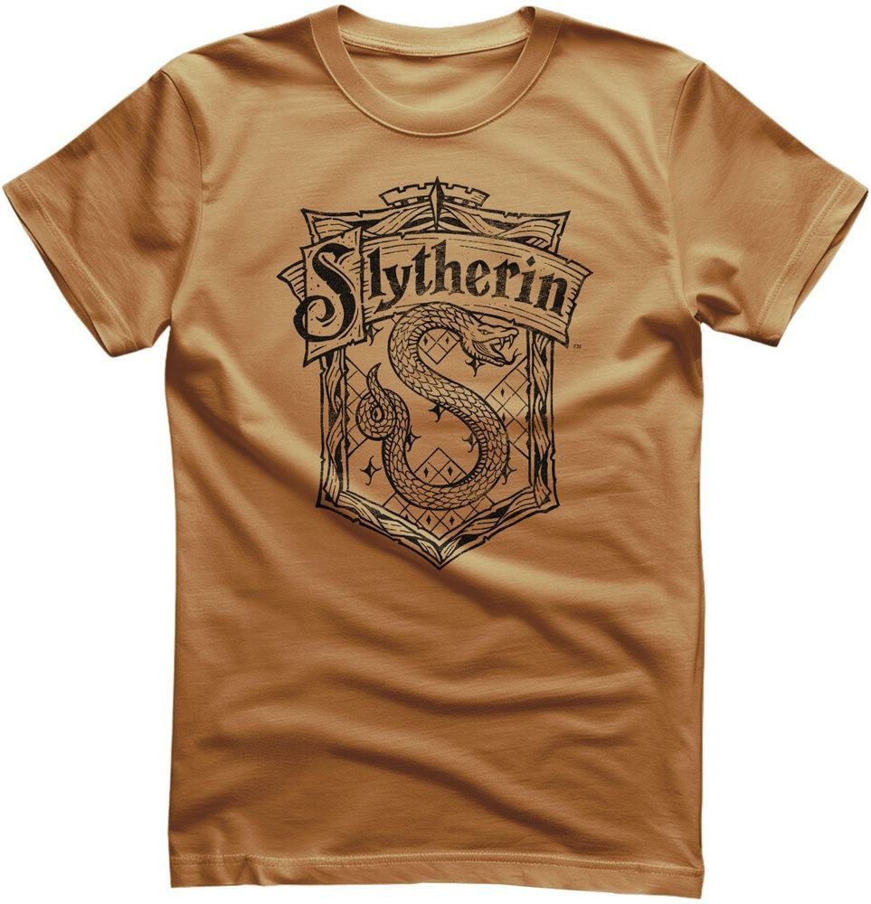 Harry Potter T-Shirt Harry Potter - Slytherin Washed Crest T-Shirt