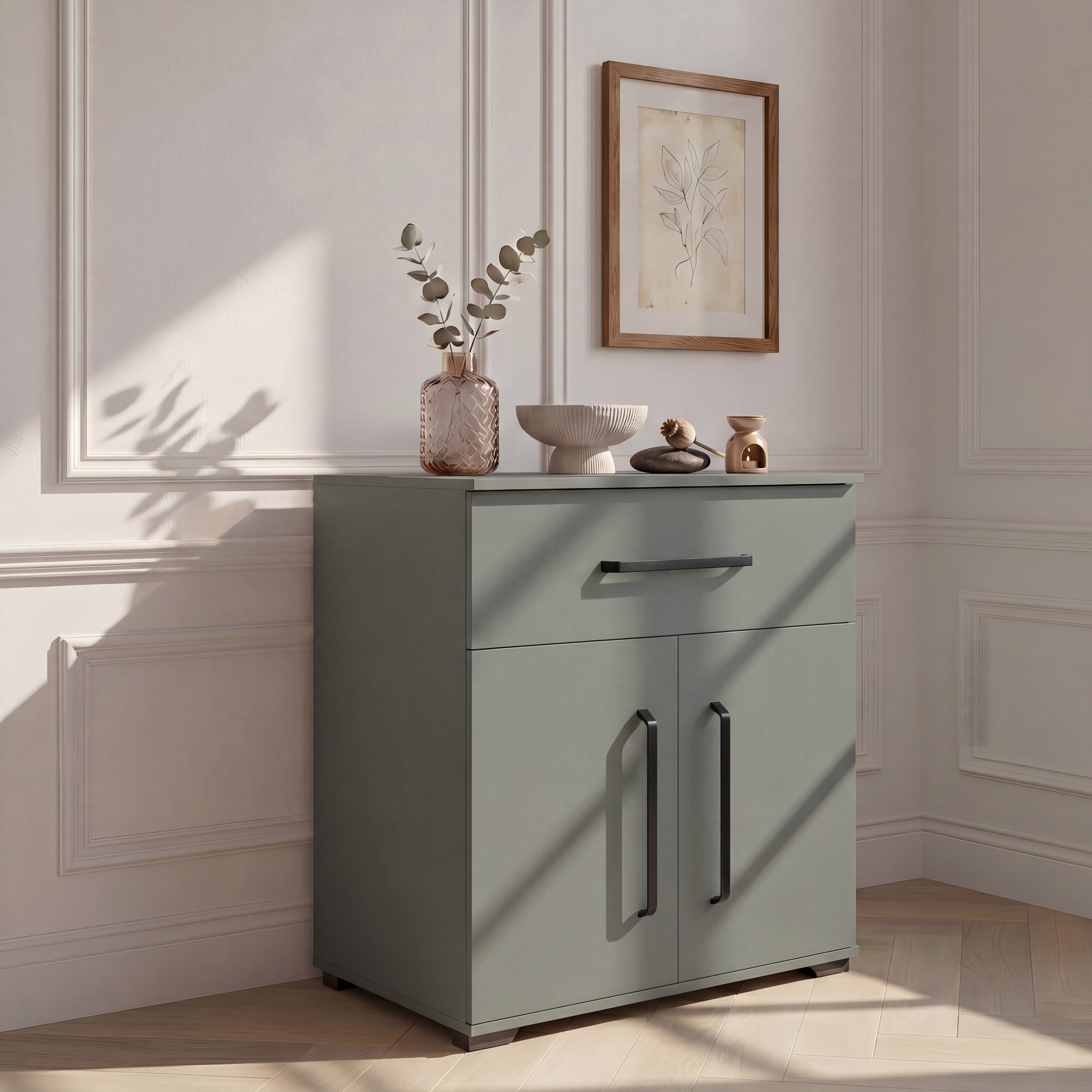 arthur berndt Wickelkommode Essentials, Made in Germany, Soft-Close Schubkasten, Metallgriffe