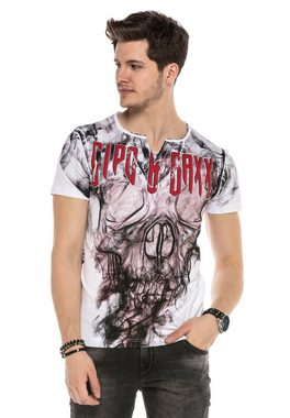 Cipo & Baxx T-Shirt mit grafischem Print