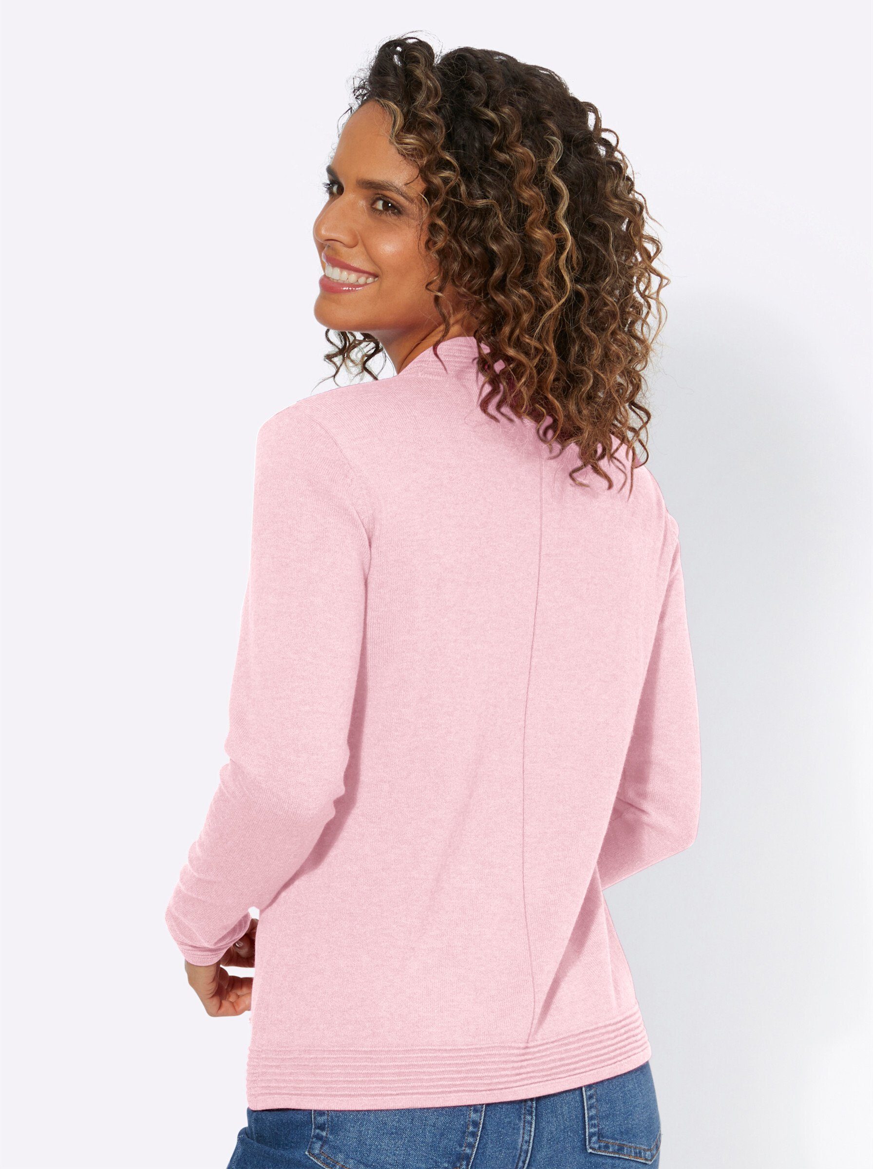 Witt Strickpullover Stehkragen-Pullover Langarm Jersey