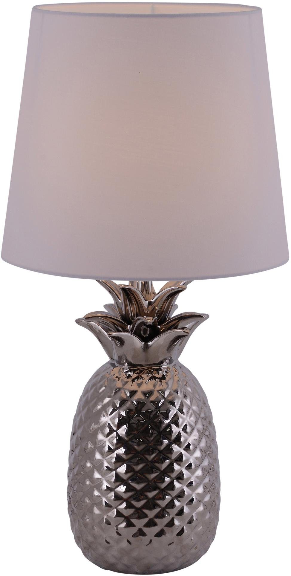 näve Tischleuchte KERAMIK, ohne Leuchtmittel, Ananas Optik günstig online kaufen