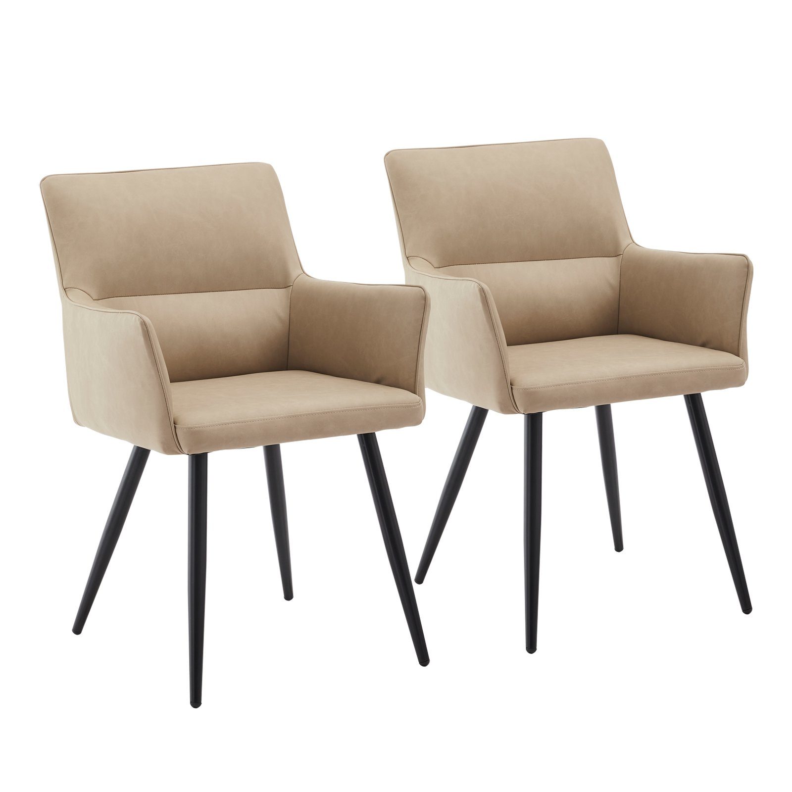 Ofcasa Esszimmerstuhl Kunstleder Polsterstuhl (2er Set), günstig online kaufen