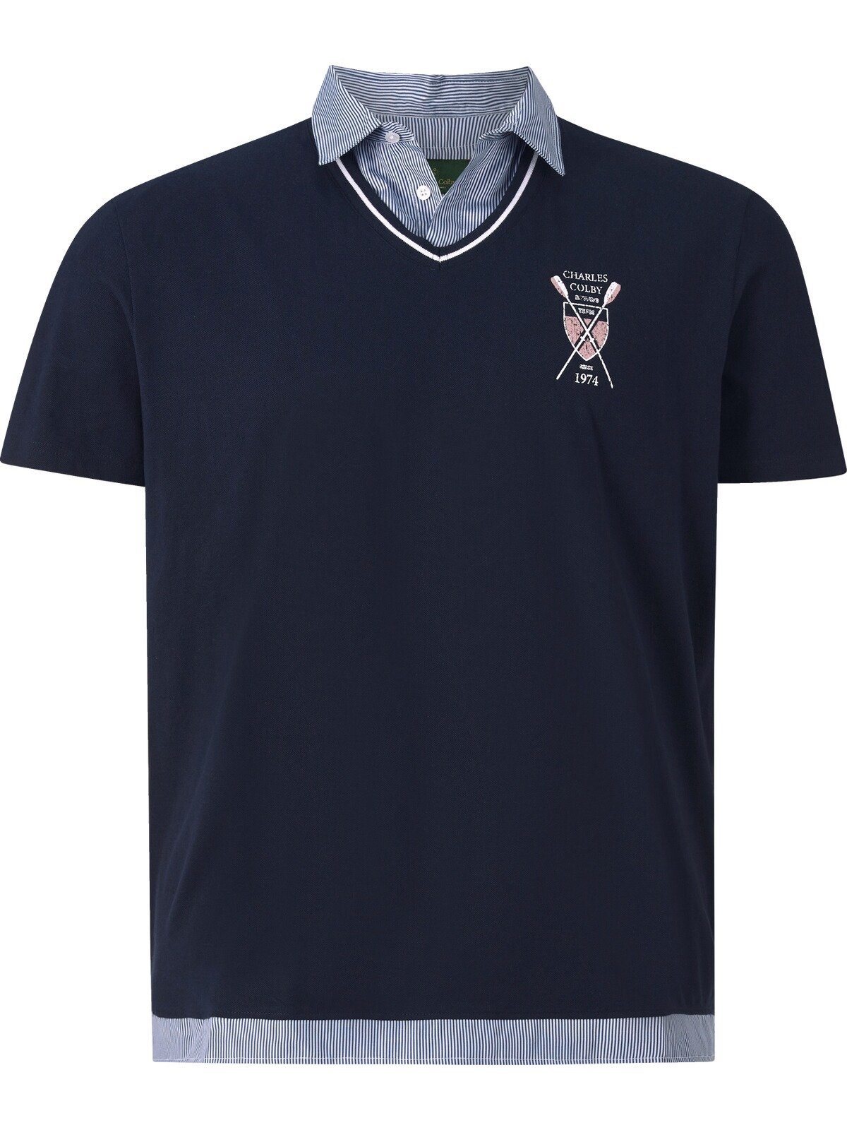 Charles Colby Poloshirt EARL WILLERS mit Business-Kragen