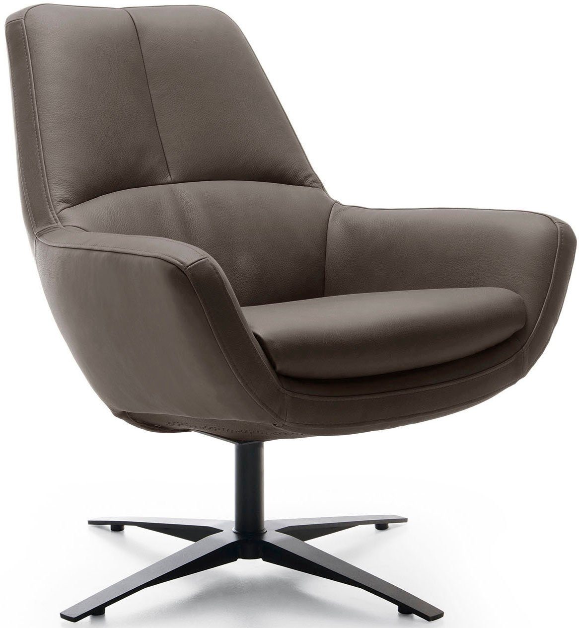 BETYPE Drehsessel Be Organic Standard Back, Loungesessel, in elegantem Design mit Drehfunktion