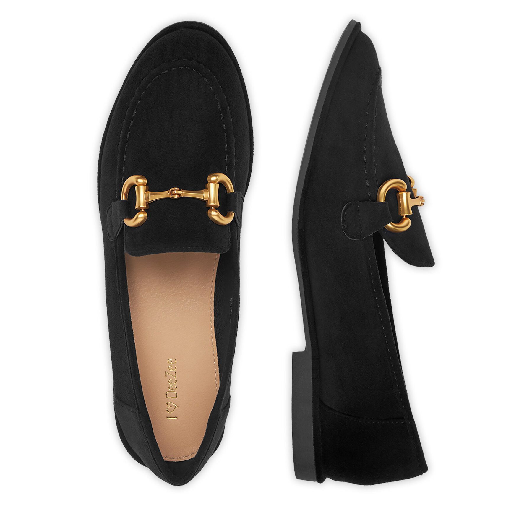 DeeZee Deezee Damen-Loafers Schwarz 1-141-1 Mokassin – Bild 5 von 5