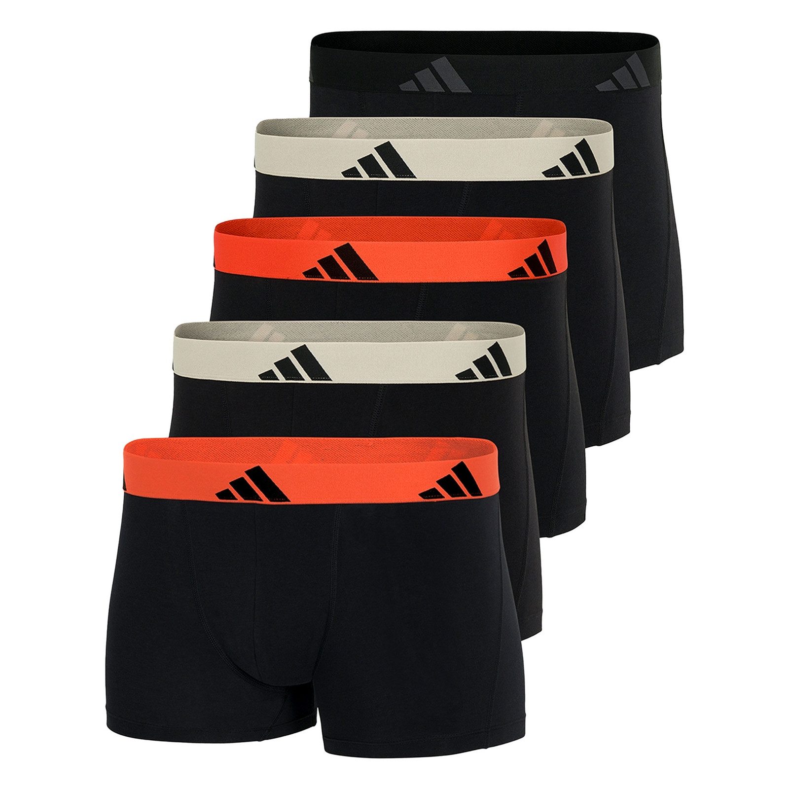 adidas Sportswear Trunk Trunk Active Flex Cotton (5-St., 5er Set) mit flexiblem Vier-Wege-Stretchmaterial