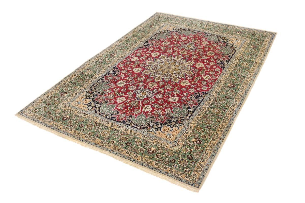 Trading, Orientteppich Isfahan 6 Höhe: Handgeknüpfter rechteckig, Orientteppich, Seidenkette mm 201x299 Nain