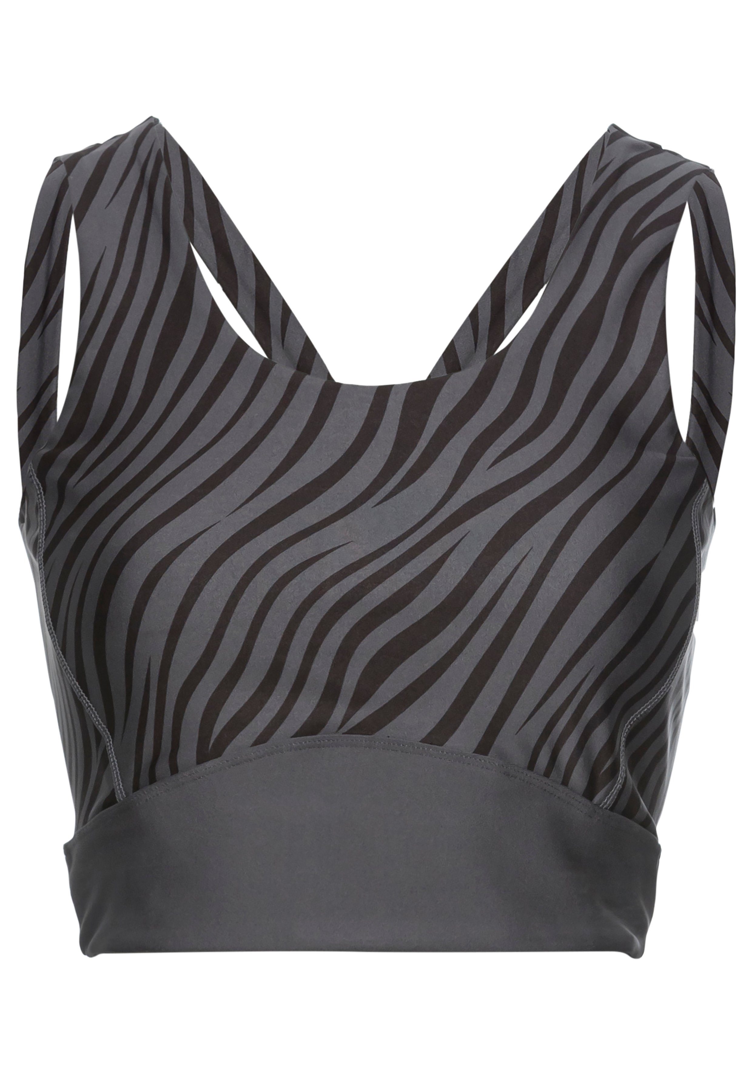 LASCANA ACTIVE Crop-Top, Sporttop mit Cut-Outs günstig online kaufen