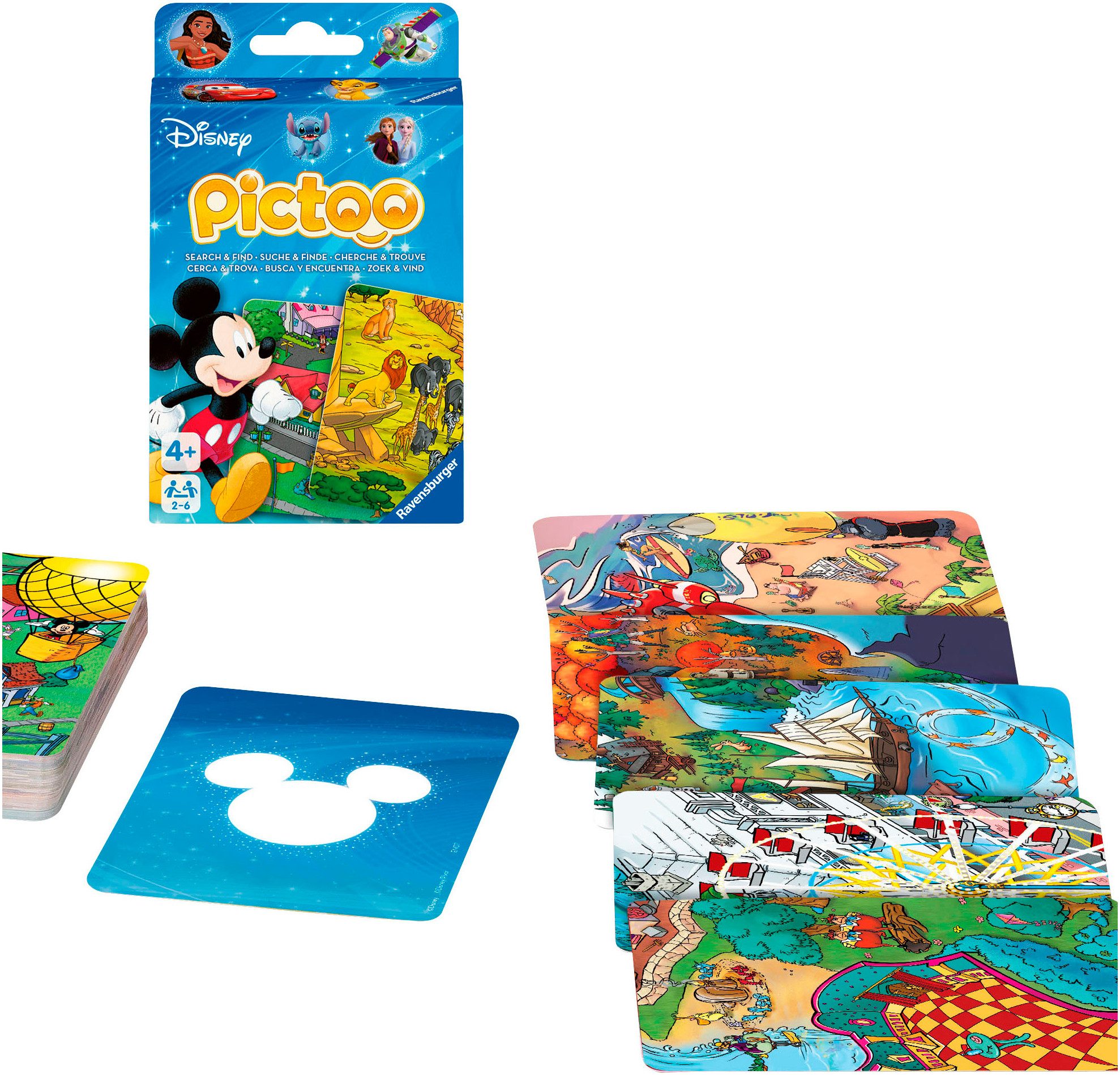 Ravensburger Spiel Pictoo Disney, Kinderspiel