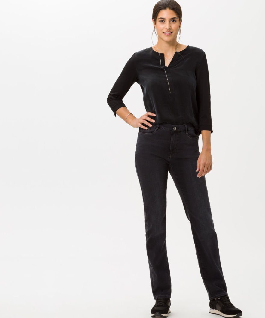 MARY Brax Style grau 5-Pocket-Jeans