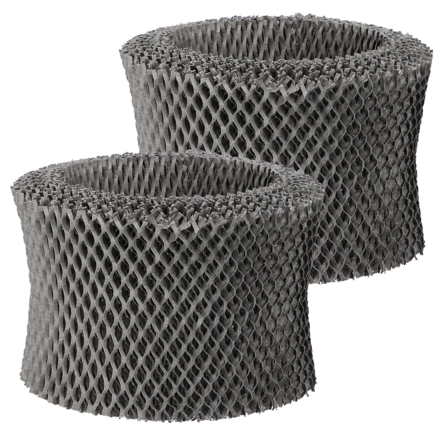 McFilter Befeuchtungsfilter 2x Luftbefeuchter FILTER, Zubehör für Philips FY 2401 HU4811 HU4811/10 HU4814/10, Längere Haltbarkeit, 12-lagige Wabenstruktur, hygienische Luftbefeuchtung