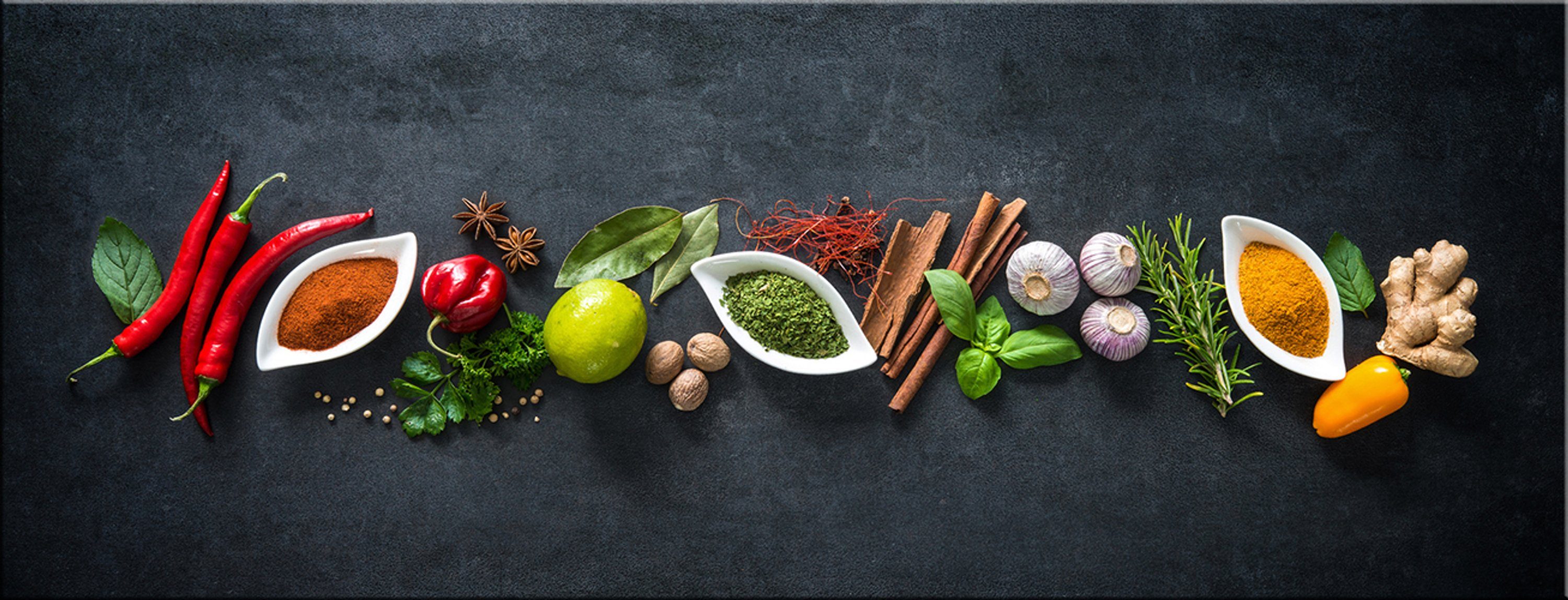 artissimo Glasbild Glasbild 80x30cm Bild aus Glas Küche Küchenbild modern C günstig online kaufen